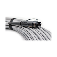 Kabel FastConnect DROP, Outdoor SC/APC FDC-SA-GJYXCH-1B6a2, Single-mode G657A2, LSZH, 2*5,3mm Tipe Busur Kabel Abu-abu