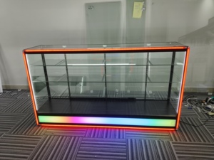 Well <strong>Made</strong> Tempered <strong>Glass</strong> showcase for Jewelry Display showcase Display <strong>Rack</strong> for Tobacco Shop or Toy Shop - Product Image 1
