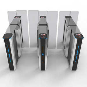 Portone <span class=keywords><strong>scorrevole</strong></span> della barriera del tornello di RFID con il riconoscimento di fronte, QR Scanner, IC Card, Anti-pizzico e allarme per il sistema di controllo di accesso - Product Image 4