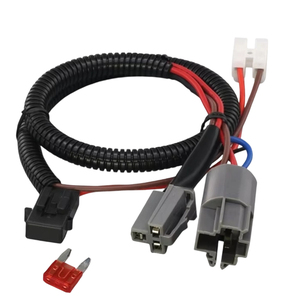 Güç Kaynağı Güç Çıkış Noktası PA10-2P Terminal Bloğu Kablo Demeti 2 Delikli 10A Küçük Çakmak Tipi Sigorta Kutusu Tutucu PVC Kablo Demeti - Product Image 1