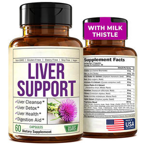 Hete Verkopende Leverreinigings-En Ontgiftingscapsules Oem Ondersteunde Exportfabrikanten Voor Volwassenen Op Voorraad - Product Image 1