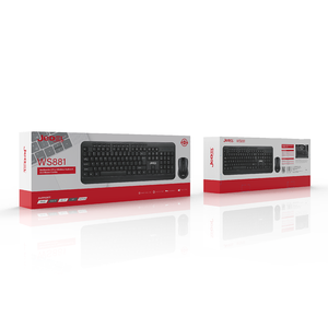 Ensemble <span class=keywords><strong>clavier</strong></span> et <span class=keywords><strong>souris</strong></span> de bureau avec logo personnalisé, <span class=keywords><strong>souris</strong></span> et <span class=keywords><strong>clavier</strong></span> sans fil pour ordinateur, design ergonomique imperméable pour le bureau et les jeux - Product Image 2