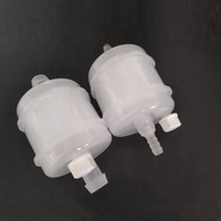 Filtro de Cápsula de Alta Eficiencia PES 0.22um 0.45um 1.5 pulgadas, Grado Esterilizado, Conexión Macho/Hembra para Solventes