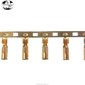 Customized non-standard phosphor copper elastic female terminal crimp terminal continuous terminal