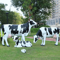 Boerderijtuin Landschapsdecoratie Glasvezel Dierenbeelden Feeënmuziekthema's Pastorale Industriepark Gesimuleerde Ornamenten