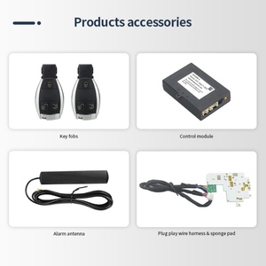 EASYGUARD <b>Smart</b> Key Kit Fit for FBS4 2014+ Benz with Turn Key to Start High Security - Product Image 2
