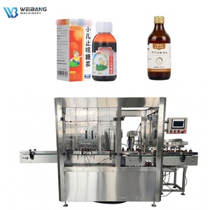 Máquina Automática Personalizada para Llenado de Líquidos en Botellas Pequeñas, Línea de Llenado de Jarabes, Máquina para Tapar y Llenar Líquidos Orales, Precio - Product Image 1