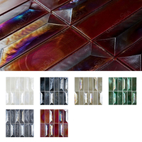 2026 nouveau design bronze couleur hexagone aluminium peler et coller mosaïque carrelage dosseret
