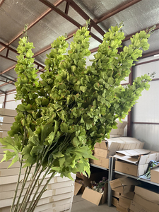 Fiori Artificiali di Delphinium Bianchi in Seta con Stelo <span class=keywords><strong>Lungo</strong></span> 120cm - Product Image 6