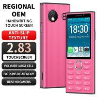 Smartphone A6 Android 11 LTE HD Keypad 4G Dual SIM Layar Sentuh OEM Grosir Amerika Selatan Layar 2.8" Cadangan Bisnis