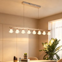 Lustre LED en forme de boule, luminaire suspendu floral pour salle à manger, chambre à coucher, salon