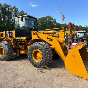 Chargeuse sur pneus Caterpillar 966H d'occasion, <span class=keywords><strong>pelle</strong></span> frontale d'origine CAT, machine de chargement sur roues - Product Image 3