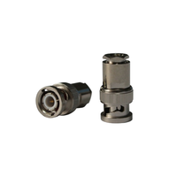 Conjunto de cinco piezas de 50 ohmios de suministro del fabricante de la marca, tipo de montaje, conector coaxial macho BNC para cable RG58