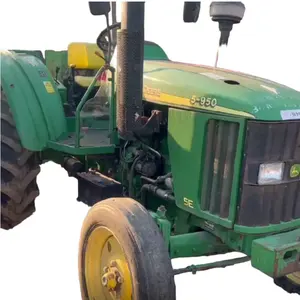 Gebruikt Rupsbandtractor Wiel John Deere 5-950 90 Pk Tractor 4wd Trekker Laders Kleine Mini Farm