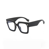 Nouvelle tendance conception personnalisée myopie monture à lunettes mode rétro grand cadre Anti lumière bleue monture pour femmes