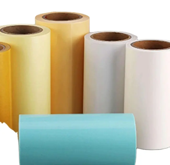Xosografi beyaz veya sarı çift taraflı silikon kaplama tutkal kaplama için yüksek dereceli anti sopa kağıt
