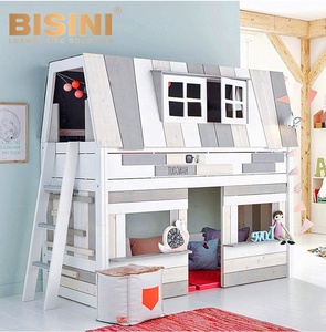 Designer Wooden White Beech Wood <strong>House</strong> <strong>Bed</strong> Toddler <strong>Bed</strong> With Under <strong>Bed</strong> Drawer - Product Image 6