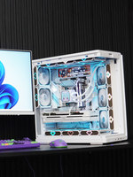 Patriot Xingcan Chen Mid Tower ATX Computer Case with Curved Glass Side Panel Water Cooling Gaming Desktop ATX360 Support