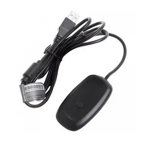 מקלט משחקי USB עבור Microsoft Windows XP/7/8 PC אלחוטי עבור Xbox 360 שחור ולבן