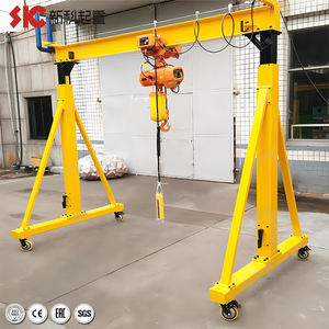 Nouvelle conception réglable 1 2 5 10 tonnes petite grue à portique portable avec palan électrique - Product Image 1