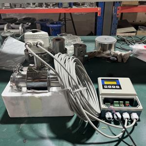 सैनिटरी विद्युत चुम्बकीय प्रवाह मीटर 2 "डेटा लोगर पल्स के साथ रेस्485 बीयर डेलावल दूध प्रवाह मीटर - Product Image 2