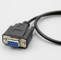 Cable conector RS232 de 9 pines, Cable de extensión OBDII macho a DB9 hembra, escáner de diagnóstico, cable de conexión VGA OBD para vehículo