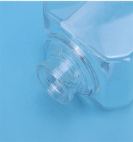 Flacon vaporisateur de parfum de luxe 250 ml, pompe dorée, forme carrée personnalisable, vaporisateur cosmétique, sérum pour le soin de la peau, impression sur écran