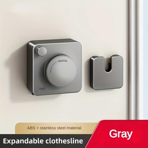 Séchoir à <span class=keywords><strong>Linge</strong></span> Rétractable Économiseur d'Espace pour Balcon Chambre Salle de Bain - Product Image 2