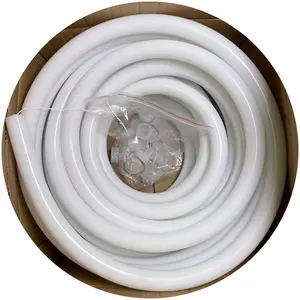 Tondo 30mm 360 gradi led neon flex bianco impermeabile flessibile tubo in silicone al neon per luce a led striscia