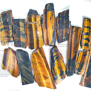 Plus de 10 ans d'expérience, fourniture d'énergie, guérison spirituelle, coupe et polissage de pierres brutes, tranche de <span class=keywords><strong>pierre</strong></span> de œil de tigre bleu pour souvenir - Product Image 4