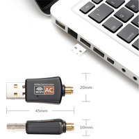 Adaptateur Wifi externe mini 2-en-1 sans pilote, AC600 double bande 2.4G/5G, clé USB sans fil Soft AP pour ordinateur de bureau et portable