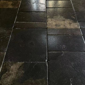 Dalles de pavage en pierre naturelle grise Blacklime de qualité supérieure, motif aléatoire, épaisseur importante, coupées à la main, résistantes à l'eau, durables, pour revêtement de sol de villa - Product Image 6
