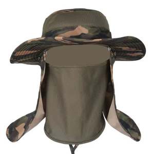 Chapeau de pêche sportif unisexe en nylon à large bord, protection UV solaire, avec rabat pour le visage et le cou, idéal pour le jardinage - Product Image 5