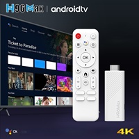 H96 Max Android TV Stick Terbaru 4K UHD Quad Core Allwinner H313 Dual WiFi 6 Ultra HD Smart Streaming TV Stick
