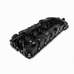 Couvre-culbuteurs moteur E90 11127548196, capuchon de culbuteur de culasse, soufflerie PCV, pièces de carter moteur pour BMW Séries 3, 5, 6, <span class=keywords><strong>325i</strong></span>, 530i, <span class=keywords><strong>N53</strong></span> 3.0L - Product Image 1