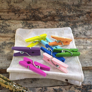 Offre Spéciale – Mini Pinces à Linge Modernes Écologiques Multifonctions en Bois Naturel – Pinces Couleur Bois pour Séchage de Vêtements dans le Salon - Product Image 3