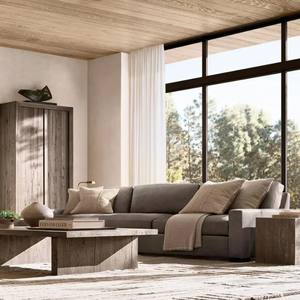 <span class=keywords><strong>Sofa</strong></span> kulit cokelat kualitas bagus Vintage desain baru untuk ruang tamu - Product Image 6