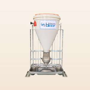 Equipo de Granja para Cerdos, Nuevo Alimentador Automático Húmedo y Seco con Material Plástico+Acero, Blanco, 50KG, Marca Hengyin, 1 Año de Garantía - Product Image 4