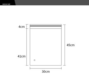 Mailing Courier Express Emballage de chemise transparent Impression de logo personnalisé Boucle d'oreille Logo plat auto-scellant Sac Opp - Product Image 6