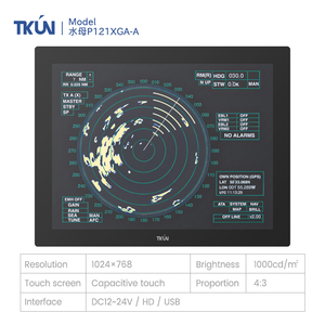 Nhà Máy 12.1 inch biển/du thuyền ngoài trời IP65 không thấm nước cảm ứng công nghiệp màn hình Màn hình 1000nits Ag + Kính ràng buộc Sản phẩm mới - Product Image 4