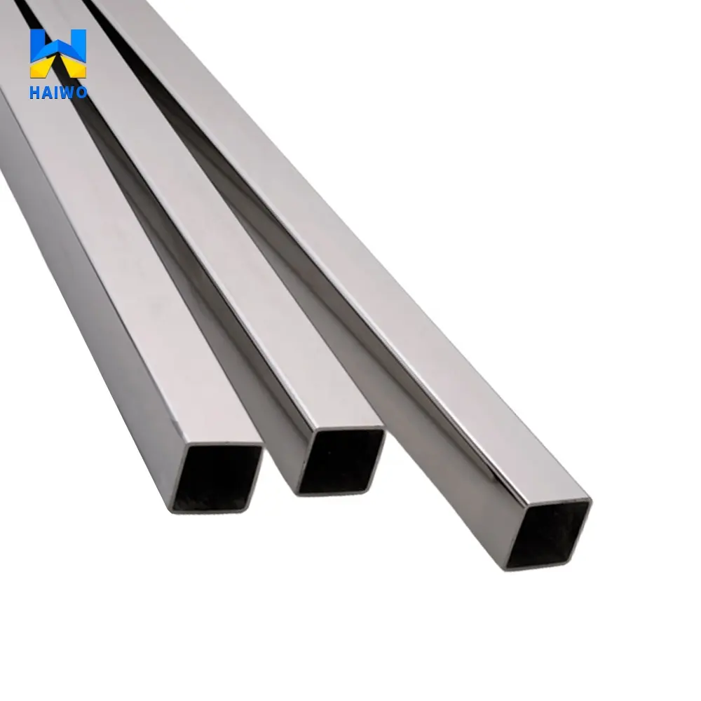 304 304L 309S 310S 316 316Ti 317 317L 321 stainless steel square tube 100x50x4 Rectangular Tubing for industry