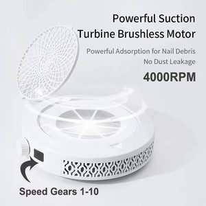 Mini aspirateur à poussière pour ongles rechargeable avec écran HD, vitesse réglable, faible bruit, pour manucure - Product Image 6