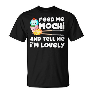 Camiseta Kawaii Mochi Feed Me, Camiseta Promocional Kawaii Mochi & Tell Me I'm Lovely - Product Image 2