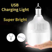 Ampoule LED rechargeable par USB pour l'extérieur et la maison, lumière d'urgence, ampoules LED rechargeables économiques, décoration de la maison, ampoule LED