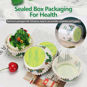 Nhà máy tùy chỉnh in cấp thực phẩm Lò nướng-An toàn <span class=keywords><strong>cupcake</strong></span> lót Baking bánh trường hợp - Product Image 2