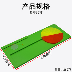 Modello dimostrativo della derivazione della formula per calcolare l'area di un cerchio e il valore di pi; dimostratore di geometria per - Product Image 2