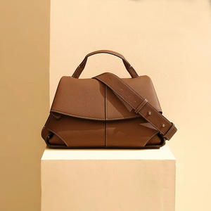 Sac à main pour femme en cuir de première qualité Zhenwo, fabriqué sur mesure, style rétro minimaliste, pour le travail et les loisirs - Product Image 6