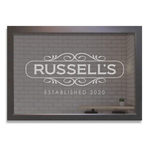 Gepersonaliseerde Vintage Stijl Pub Spiegel Gespiegelde Pub Bord Met Custom Wijn Thema Milieuvriendelijke Houten Home Bar Accessoires - Product Image 6