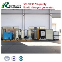 Machine de production d'azote liquide ChenRui à commande PLC, pureté 99,99 %, mini-générateur d'azote liquide pour usine de transformation alimentaire