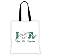 Sac fourre-tout en toile personnalisé à bas prix avec lettres grecques et imprimé perles, sac à bandoulière réutilisable pour le shopping, sac à main quotidien pour l'extérieur